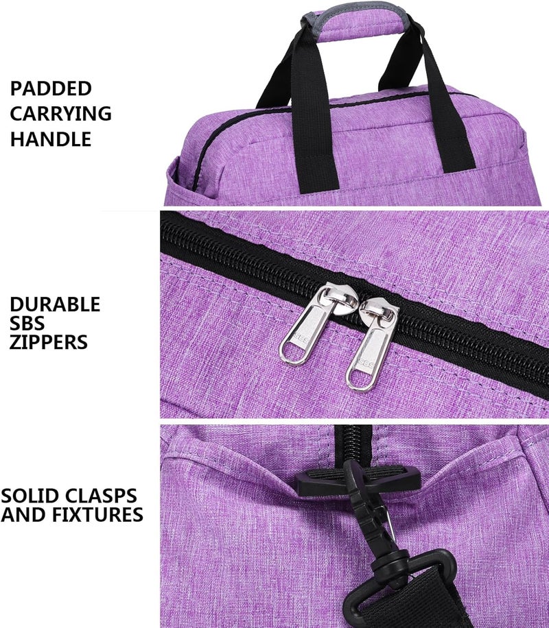 Ineetatu 14 inch Small Gym Bag for Women & Men, Mini Duffel Bag for Travel Sports Lightweight Carry On Bag, Light Purple - Image 5